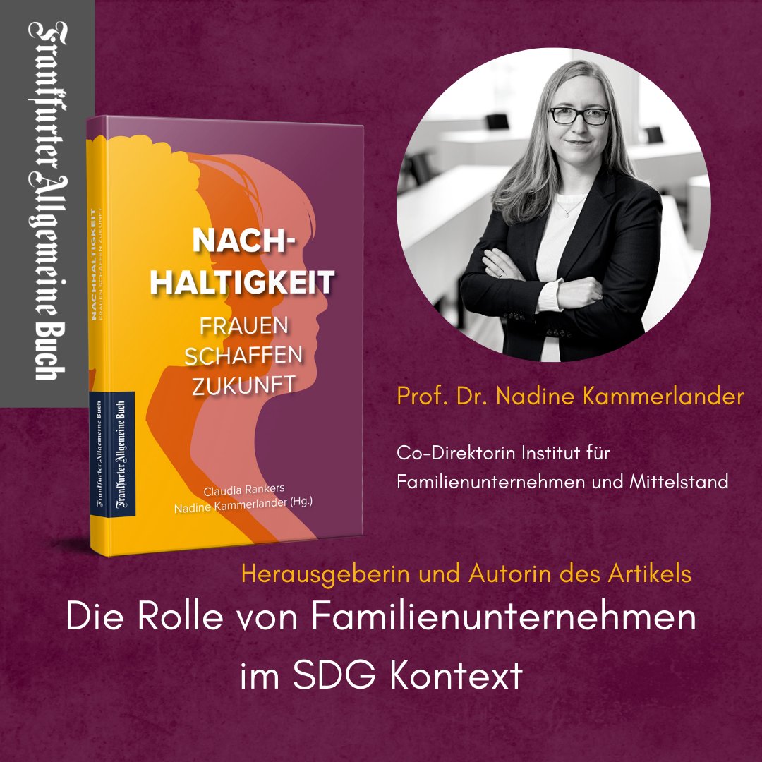 Unser neues Buch ist erschienen 😍40 Autorinnen wie z.B. @ESW_PT <a href="/LyssLand/">Alyssa Jade McDonald - Baertl</a> <a href="/KatharinaREU/">Katharina Reuter</a> und <a href="/henrikeVplaten/">Henrike von Platen</a>  aus Wissenschaft, Wirtschaft und Verbänden sprechen wie sie #Nachhaltigkeit selbst leben und die #SDG Ziele im Unternehmen umsetzen. @WHU_edu
