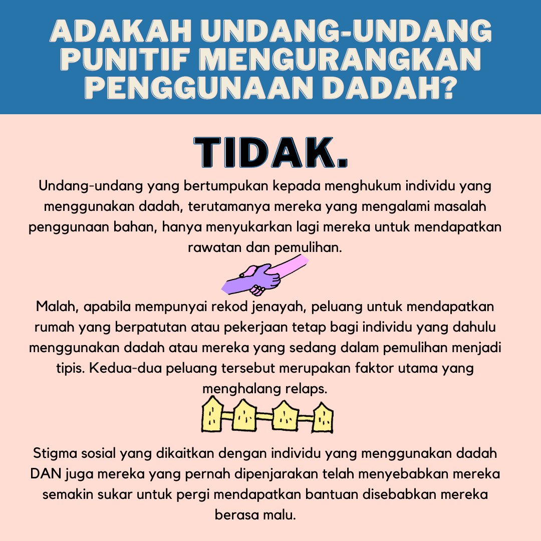 تويتر Peluang على تويتر Adakah Undang Undang Punitif Dadah Mengurangkan Penggunaan Dadah Tidak Pilihpeluang Supportdontpunish Drugpolicies Https T Co Oavxje64yi