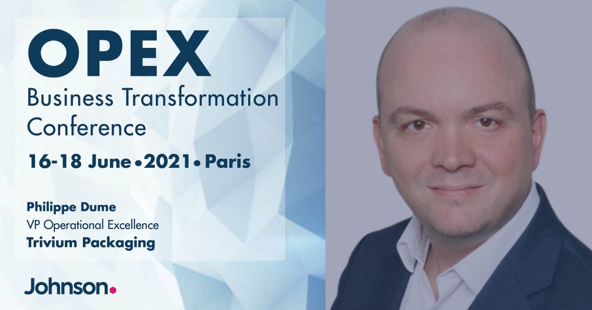 Johnsonconf's tweet photo. 👏 Philippe Dume, will now give his expertise as VP Operational Excellence on the 4 dimensions for a successful transformation!

#innovation #transformation #OPEX2021 #Johnsonconf https://t.co/JvVV8ttLYw
