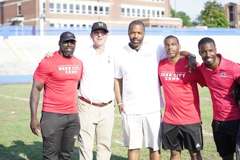Thanks for your support Jim Harbaugh!!!!! We appreciate you making the trip to Tennessee.!!!!