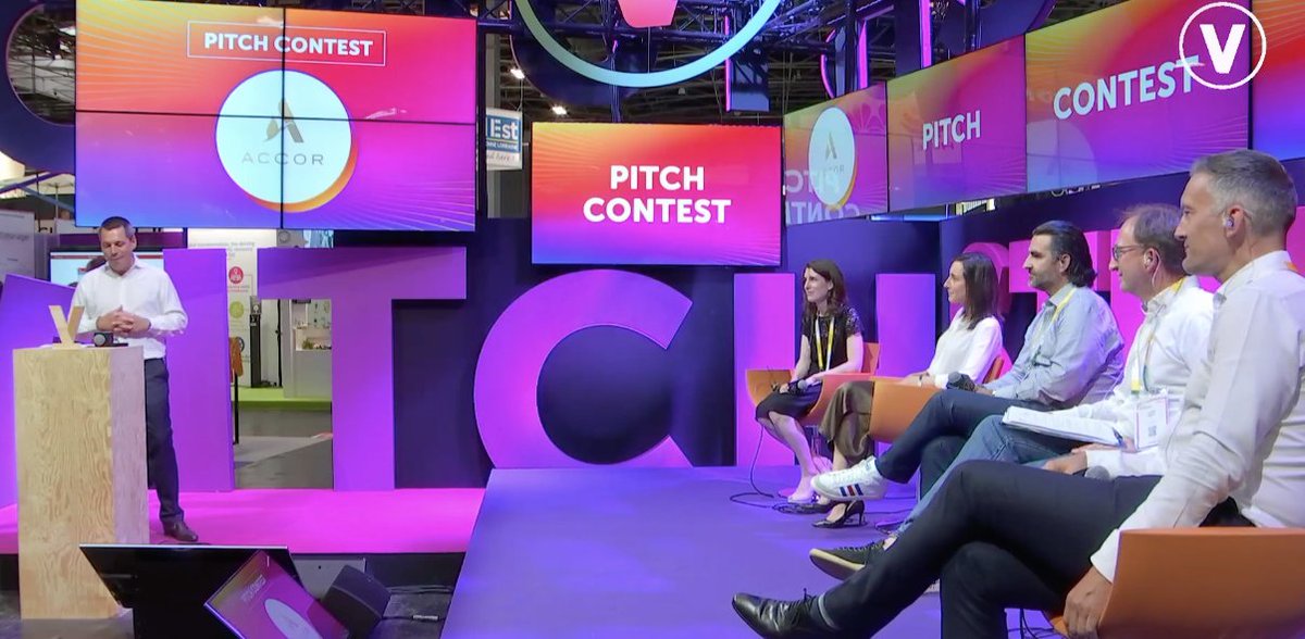 BestofVivaTech's tweet photo. 🎤 L'Accor Pitch Contest c'est maintenant 🔥
#ESD #VivaTech #Accor https://t.co/ZyObkxOjaz