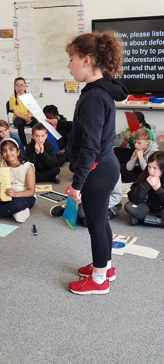 P4Calderwood's tweet photo. We've been practising our persuasive speeches about deforestation, to prepare for our VIP's visit on Monday to our class. Everyone spoke clearly, confidently and passionately. Well done! https://t.co/PinIQyHEV4