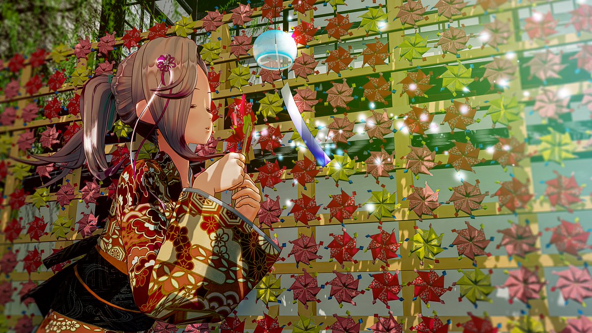 jjtahiti1's tweet photo. 納涼の音色

＃COM3D2　＃オダメ雰囲気SS部 https://t.co/30bYsODd4c