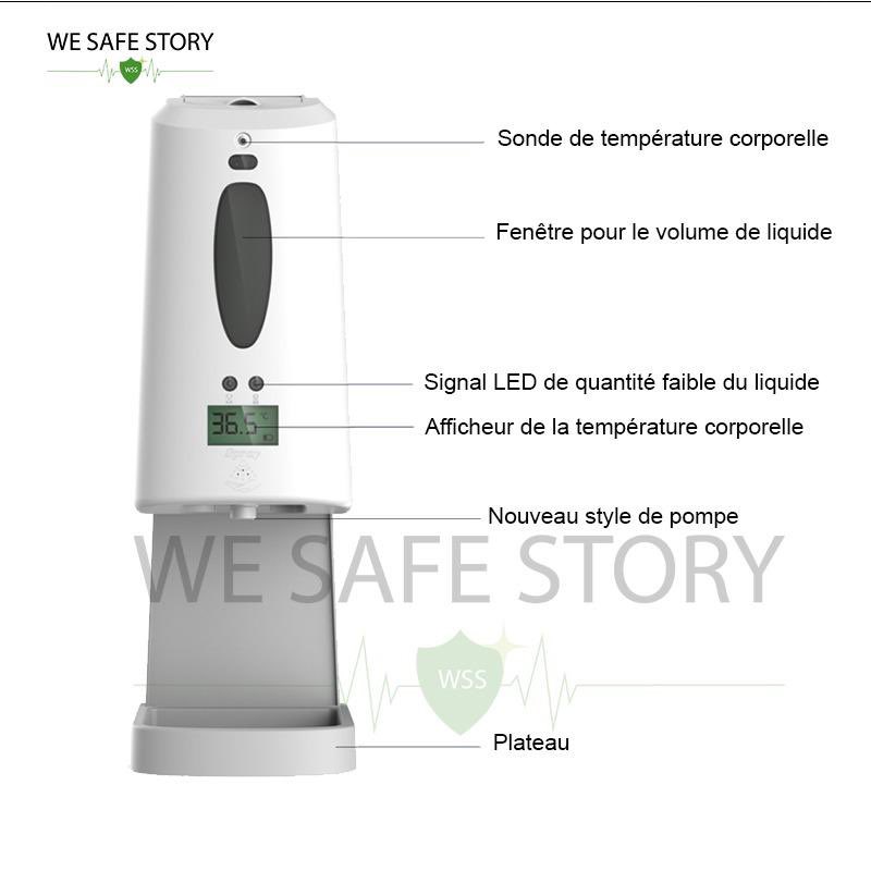Nos appareils de désinfection des mains possèdent divers fonctionnalités. 

 #désinfection #hygiene #protection #distributeurdegel #covid_19 #confinement #thermometre #soin #automatique #temperature