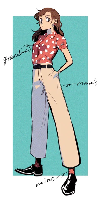 私のファッションは親子3代。 