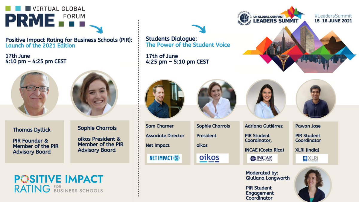 RatingImpact's tweet photo. ⏲️ Countdown till the 2021 Positive Impact Rating Launch at the #PRMEGlobalForum! @PRMESecretariat 

Only a few hours left! 

Join us at 4:10 CEST to hear about the 2021 PIR results &amp; to discuss with us how #students can use the #PositiveImpactRating as a tool for #change. https://t.co/dnHJ6MEcsH