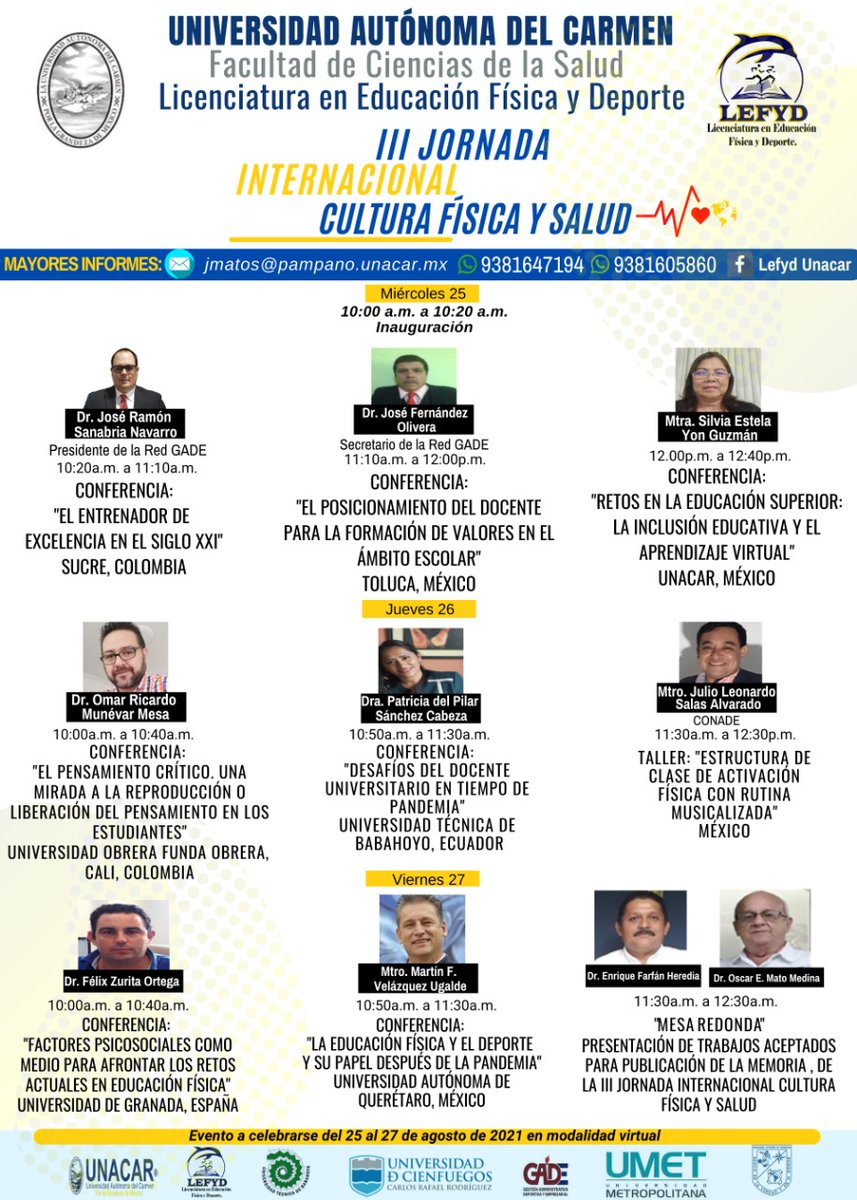 REDGADE19's tweet photo. Hoy la RED GADE los invita a participar en este gran evento. ¡Te esperamos! https://t.co/hdQJgEdSEj