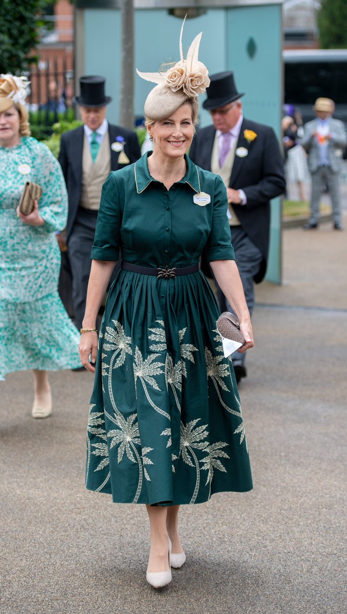 Sophie Countess of Wessex arrives at Royal Ascot for Ladies Day #Ascot  #RoyalAscot #Royals #SophieCountessofWessex #RoyalFamily #HorseRacing