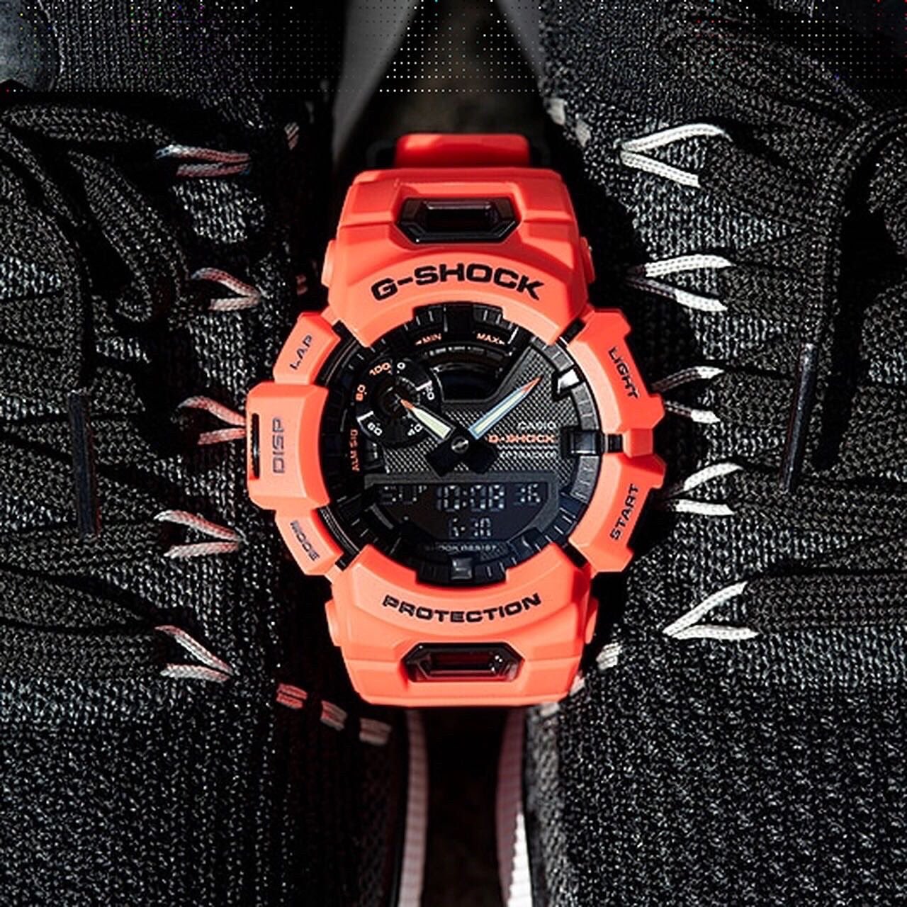 Watcho Introducing The Latest G Squad Additions To The Gba 900 Series Of Smartphone Link Timepieces G Shock Bluetooth App Fitness Step Tracker Red Watch Gba 900 4aer Black Watch Gba 900 1aer White Watch