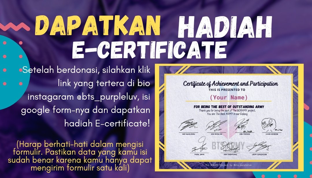 bluedeemilk's tweet photo. ARMY, mau ikutan partisipasi dan bantu retweet seutas rencana kita ini buat berbagi kebahagiaan di hari yang bahagia ga?🤭 

Link donasi: https://t.co/CAGdY6IOyw
Get your present here: https://t.co/1W117P3VeC https://t.co/K4Ux1LQRrR