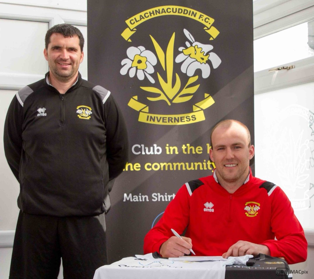 clachfc's tweet image. We are delighted to announce that forward Allan Kerr has signed a 1 year contract extension.
The physical forward will once again look to hit the net  up front in the upcoming season for the Lilywhites.