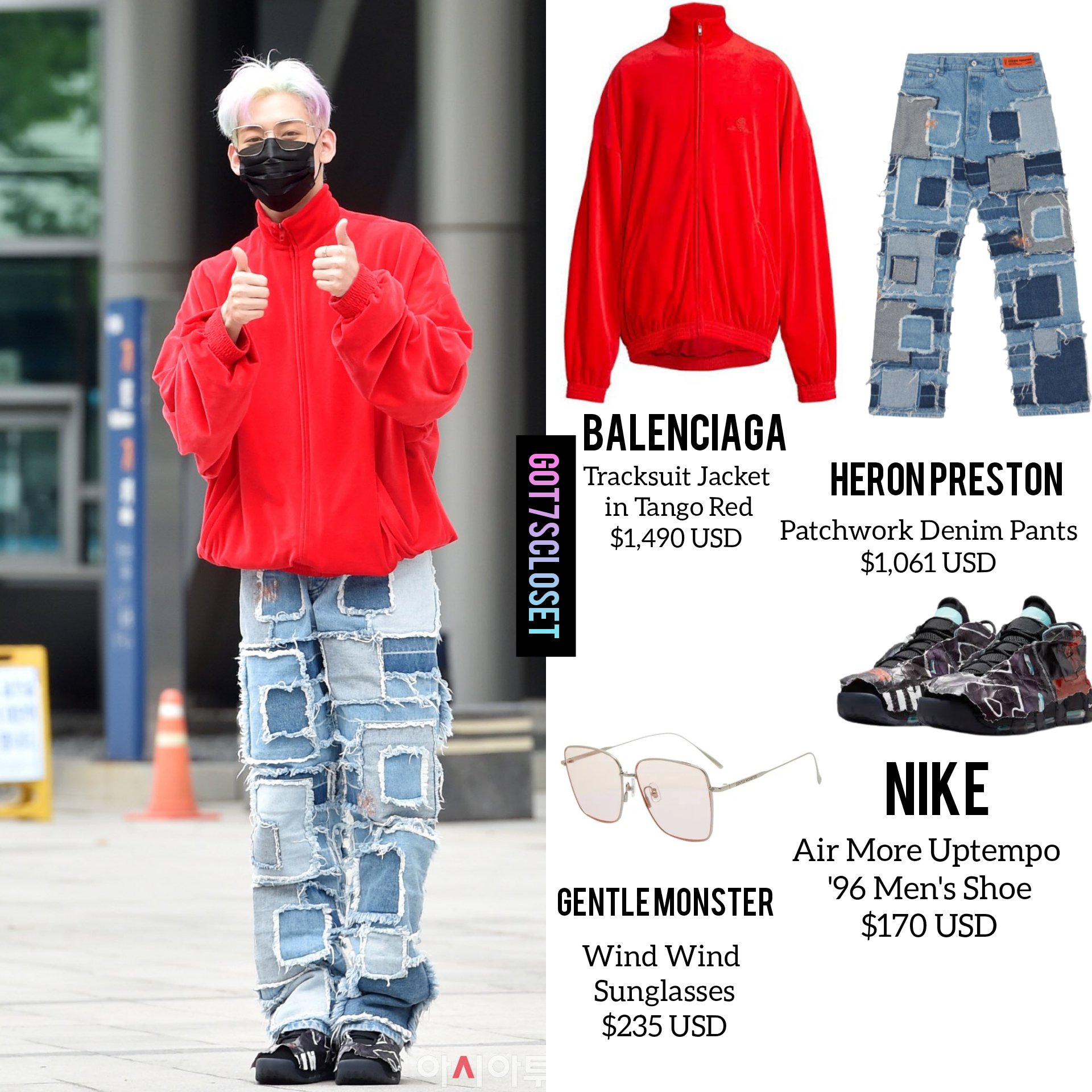 GOT7's fashion (fan account) on X: [171030] Jackson carrying his