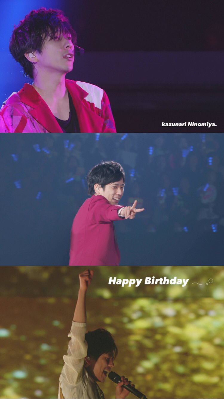   Happy Birthday to 
kazunari  Ninomiya.  __2021.06.17    