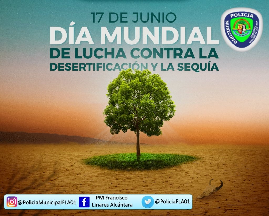 #Junio17 Día Mundial contra la Desertificación y la Sequía recordamos que la agroecología contribuye en la restauración y conservación de la vida de los suelos #PuebloDefensorDeLaPatria <a href="/R_MarcoTorres/">Rodolfo Marco Torres</a> <a href="/Zamora_PSUV_/">Alexis Zamora</a> @LinaresPotenci1 @ProteccionFLA <a href="/gestionperfecta/">Carmen Meléndez</a> @joleibiorellana