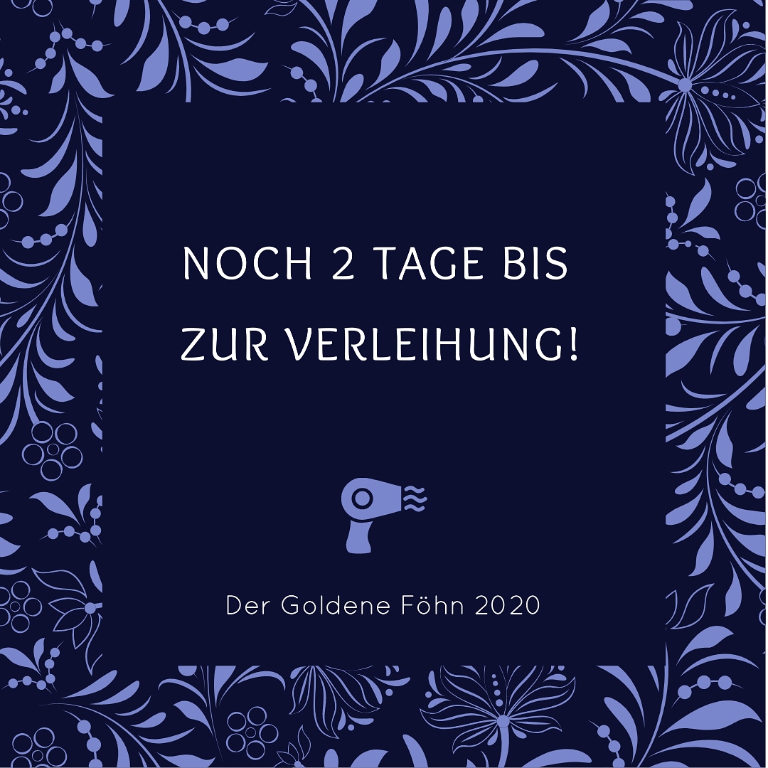 Leute, Samstag ist es endlich soweit! Der Goldene Föhn 2020 für die größte Populist:in wird vergeben. Euer Tipp?

Kommt um 15 Uhr in die Kulturfabrik Schlot (Invalidenstraße 117) in Berlin-Mitte! Heiße Zeiten, heiße Luft! 🌪️