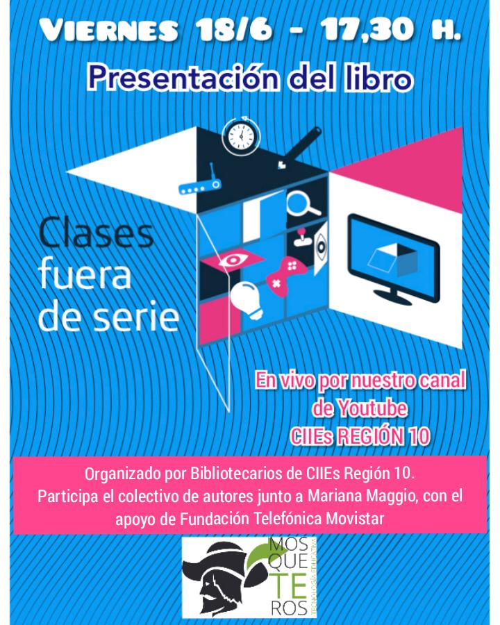 monserrat_pose's tweet photo. 📢 Presentación de nuestro libro colectivo en @mteUBA este viernes 17.30 hs junto a @marianamaggio: " Clases fuera de serie" editado por @laucosti en @fundacionTef Mirá la presentación acá: https://t.co/6RFXzTwk3V Descargá el 📖 acá: https://t.co/szbIdfgsf8 https://t.co/dxi3S1psSi