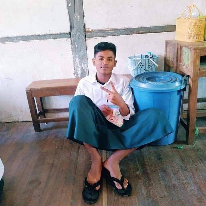 Lyian6621's tweet photo. SAC terrorists abducted Mg Thurein Htut, grade 10 and underage boy on June 5 and are now asking 1 million kyats Ransom for his release at Pyay, Bago Region. #WhatsHappeningInMyanmar #June17Coup  https://t.co/8LCrME7ljQ
