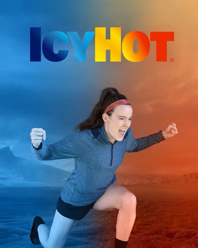 I’m thrilled to join the @icyhot team! #IcyHotPartner Their contrast therapy of ice and heat has always been a huge part of my recovery routine, and now we’re teaming up to motivate the next generation of young female athletes to stay in the game and rise from pain #riseup