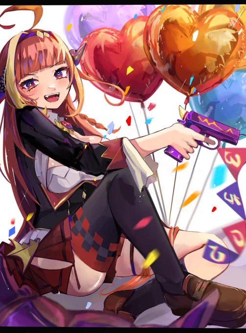 🥳👏🎉ずっと大好き🧡💖🐉

 #桐生ココ生誕祭  #HappyBdayCoco #みかじ絵 