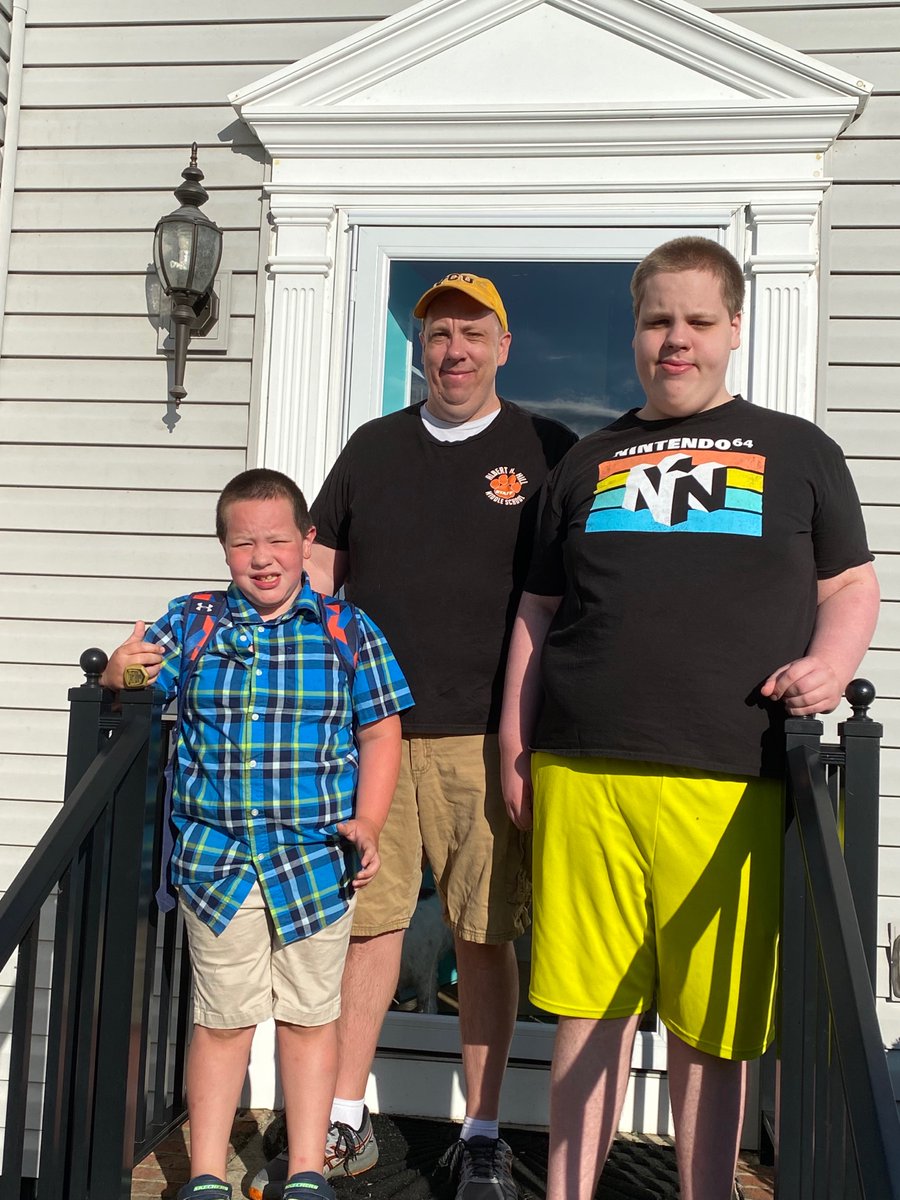 Jeff_Rew's tweet photo. Last day of 2nd grade and 9th grade for my sons and the end of year 16 for me. Also their last day in Henrico before we move to New Kent County this summer. What a year. https://t.co/jBzUkgbPPX