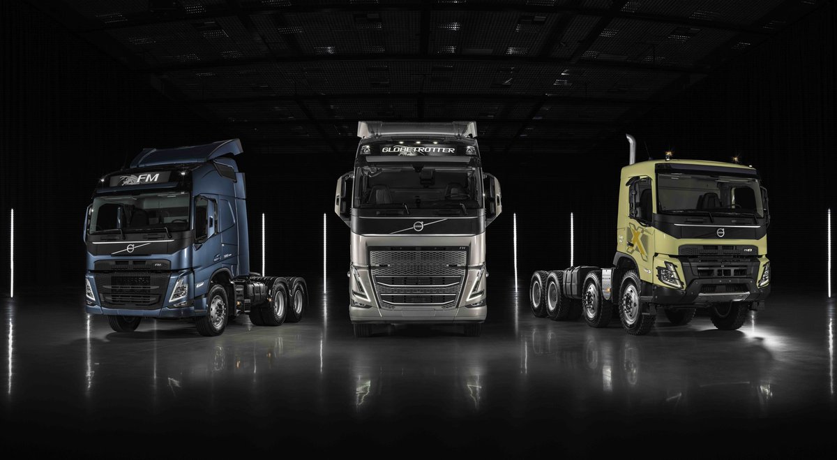 TransportedeUr1's tweet photo. Volvo anuncia la llegada de los nuevos FH, FM y FMX a Argentina para fin de año.

La generación más moderna de los Volvo FH, FM y FMX llegará al país, a pocos meses de haber sido lanzada en Europa. Con aún más innovación y mayor aerodinámica
Lea más: https://t.co/YtB6KNusZZ https://t.co/JlmuuD1eGA