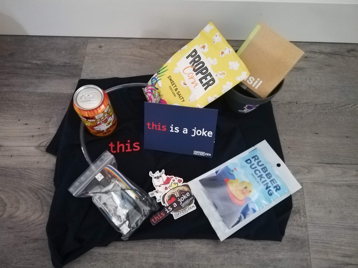 DevAttic's tweet photo. Received my package today, looking forward to the #offerzenmake event with
@offerzen ! https://t.co/oz0k0Nmn75