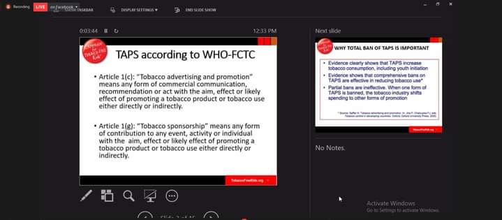 Techbrain_'s tweet photo. Highlights of the NTC-Act 2015 and the NTC Regulations 2019 Provisions on Smoking in the Entertainment Industry by @Michael_Avocat Technical Officer @TobaccoFreeKids 
#SmokeFreeNollywood https://t.co/fPBQjTi6cJ