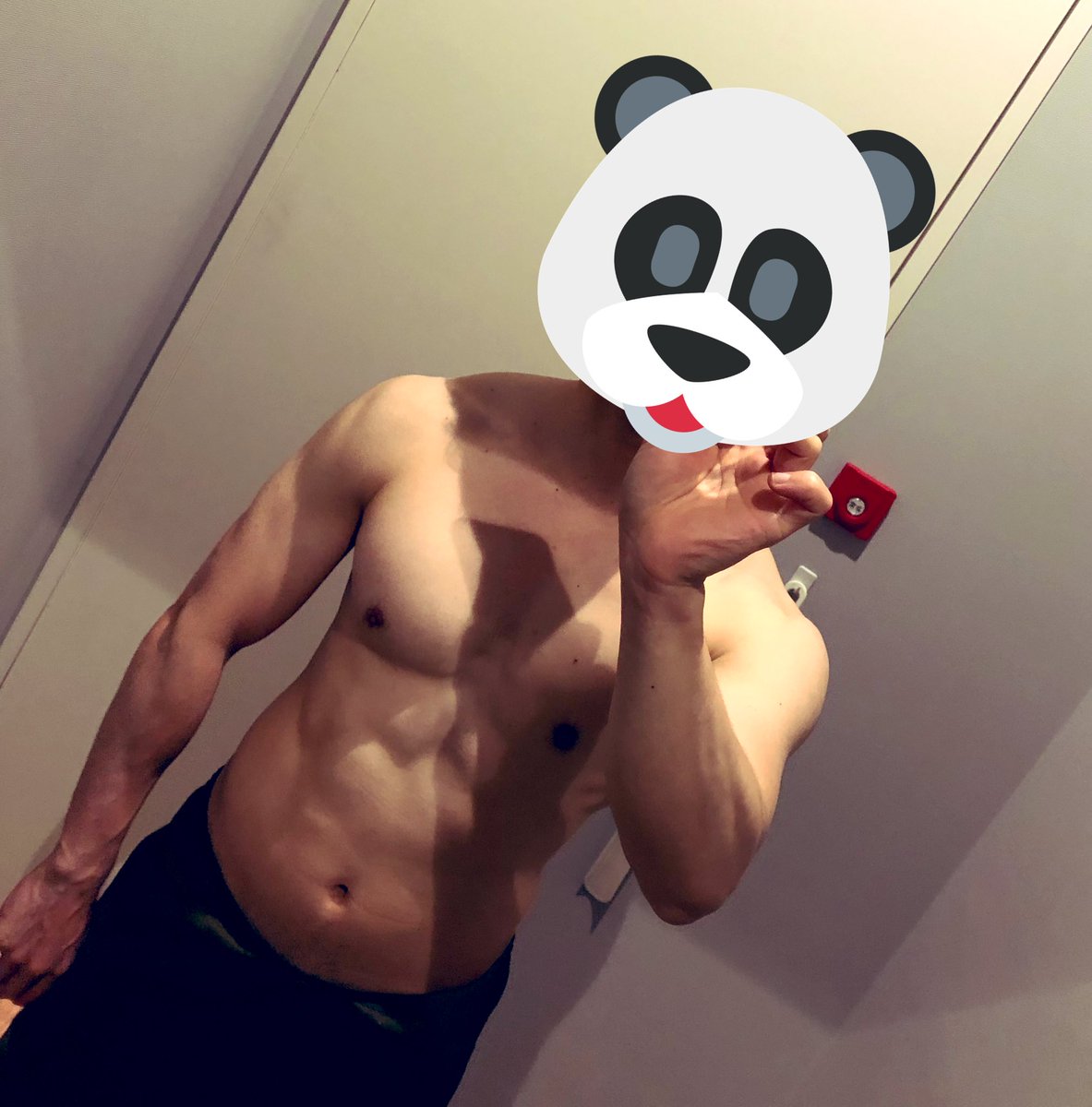 musctk's tweet photo. 多忙の為暫く休止中でしたが生きてます！ジム行ってなかったんで太りましたー。筋肉取り戻さないとー。ぼちぼちデカマラも挿入始めたいと思いますので、宜しくです！ https://t.co/5WO46yzGcE