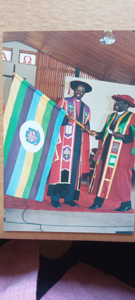 #ThrowbackThursday
In 2004, the Retired Archbishop of the Church of Uganda, the Rt. Rev. Henry Luke Orombi was installed as the second Chancellor of Uganda Christian University. 

He was succeeded by the Rt. Rev. Stanley Ntagali in 2012.
