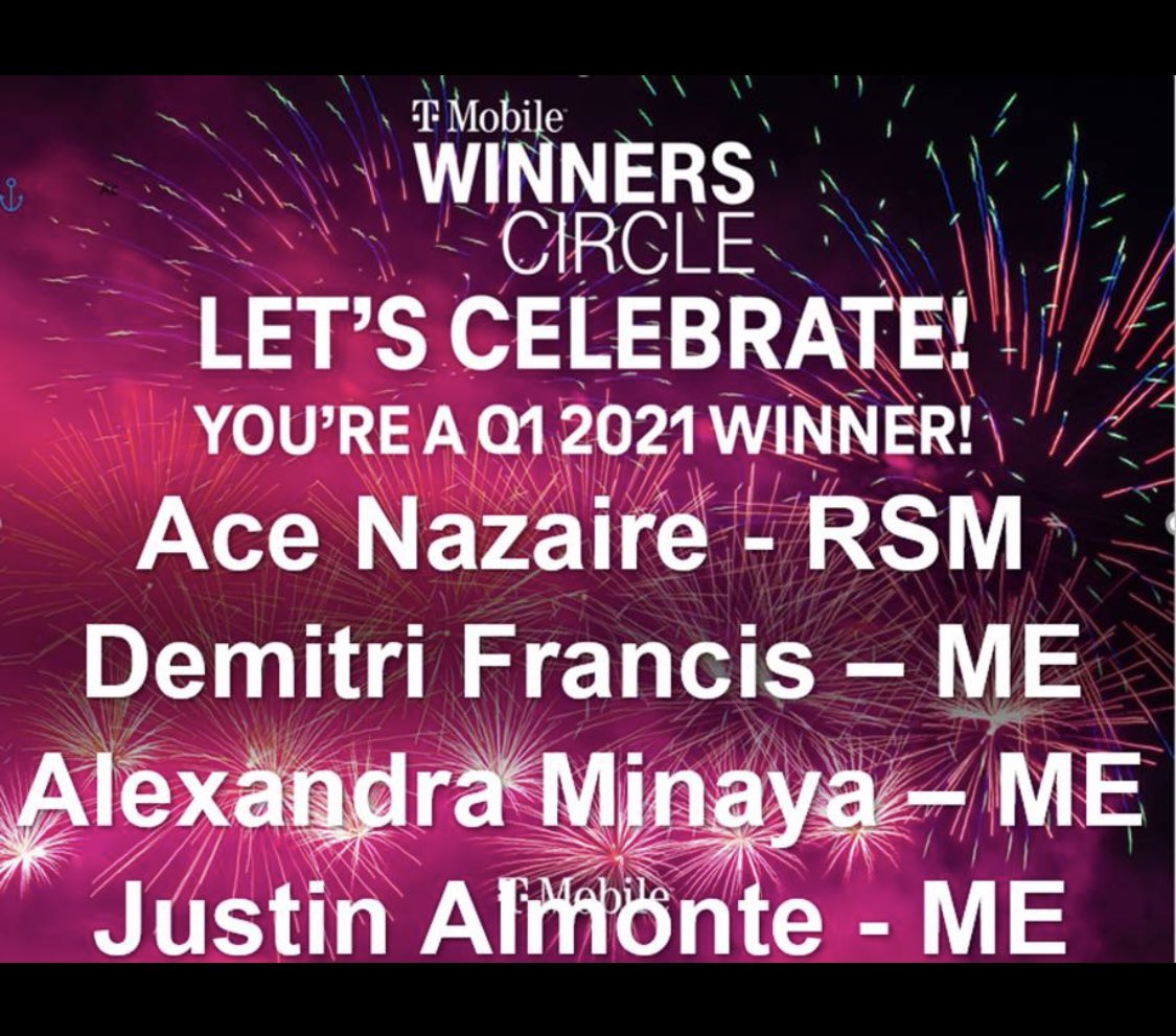 Congratulations to these Q1 Rock Stars out of Harlem Heights!!
#WinnersCircle #harlem #heights #magenta #welldone