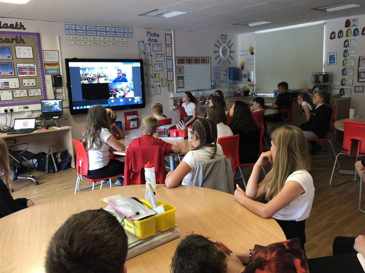 MissNelsonNYP's tweet photo. Thanks to Lee from #welshwater for delivering our virtual assembly today. We found the assembly interesting and learned some valuable lessons #letsstoptheblock @NantYParcSchool https://t.co/M24RbDb9KJ