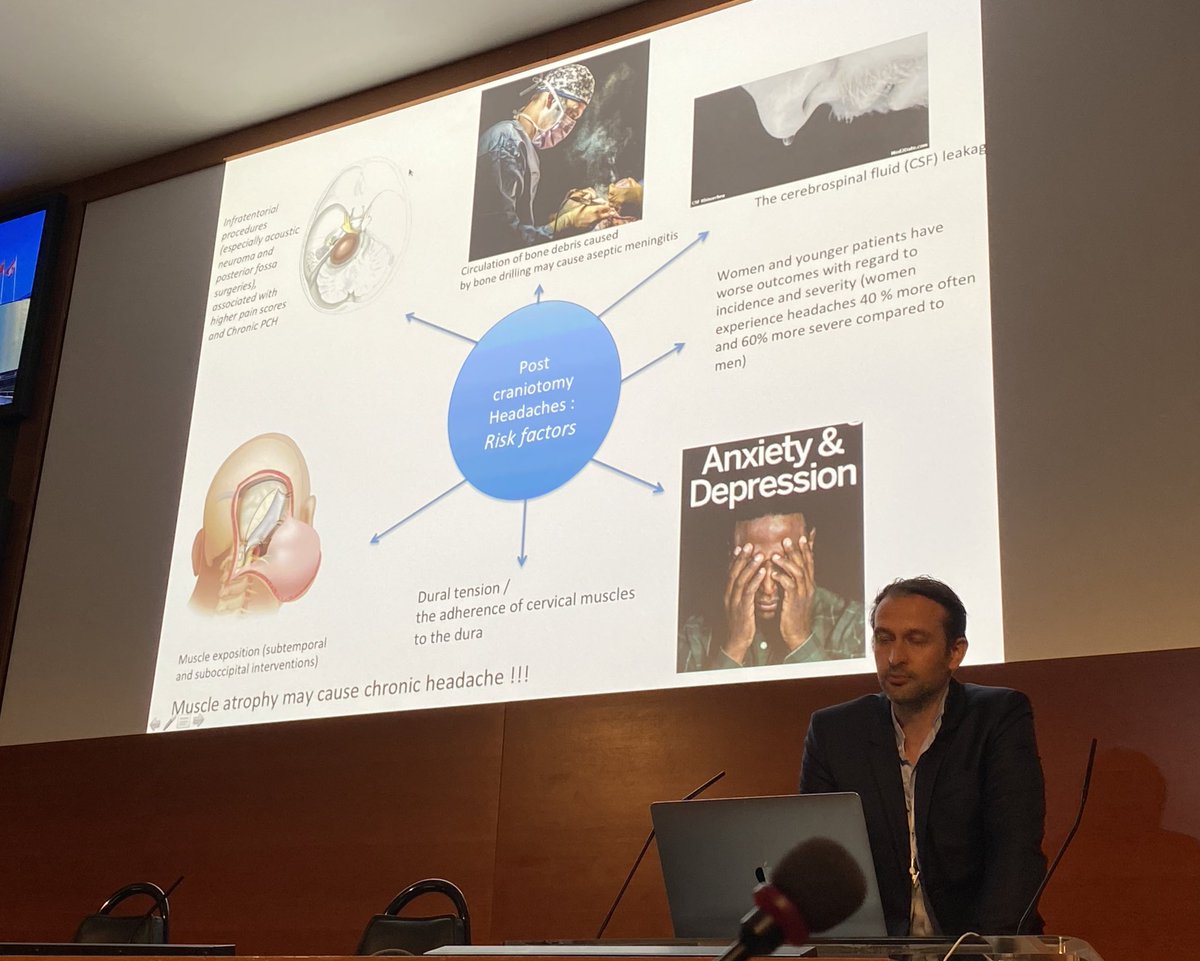 Great and fascinating lecture from <a href="/LouisTerrier/">Louis-Marie Terrier</a> about cranial sensitivity : Trijeminal system, pain following cranial surgery, surgery for trijeminal neuralgia &amp; cluster headaches. Thanks 🙏 <a href="/IrcadFrance/">IrcadFrance</a> <a href="/IrcadFrance/">IrcadFrance</a> <a href="/clairekarekezi/">𝒞𝓁𝒶𝒾𝓇ℯ 𝒦𝒶𝓇ℯ𝓀ℯ𝓏𝒾, ℳ𝒟</a> <a href="/GlobalNeuroSurg/">Global Neurosurgery WFNS</a> <a href="/WFNSHQ/">WFNS</a> <a href="/HopLariboisiere/">Hôpital Lariboisière - Fernand-Widal AP-HP</a>