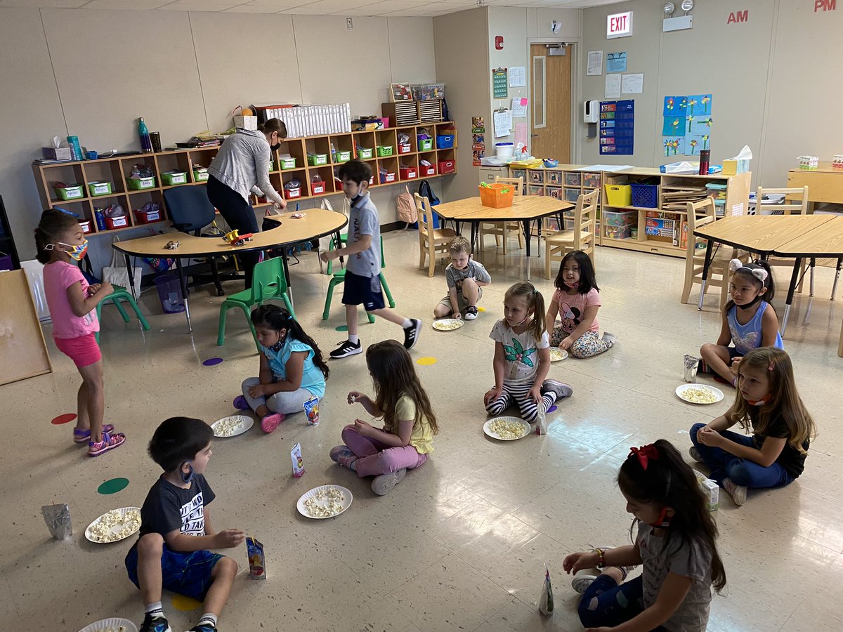 V for video day! Movie, juice boxes and popcorn! 🧃🍿#abccountdown