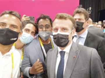 archethic's tweet photo. Yesterday was a ‘heroic’ day for all of us at Uniris 🚀 😀

Our Chief Product Officer, @AkshayKumarKM2, had the pleasure of explaining Uniris to the President of France @EmmanuelMacron at @VivaTech. https://t.co/wn1csHWXx3