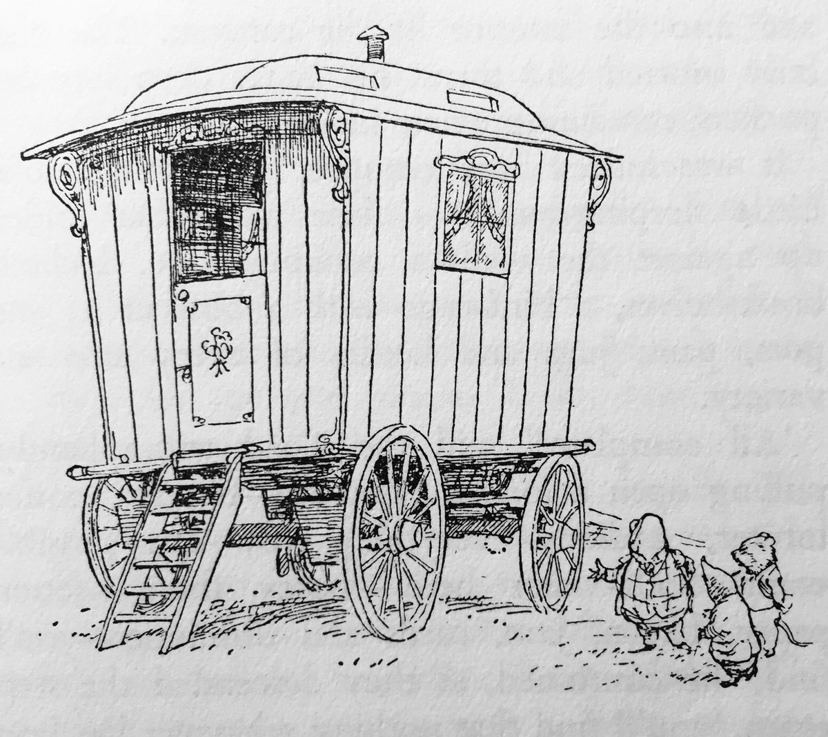 'There's real life for you, embodied in that little cart. The open road, the dusty highway, the heath, the common, the hedgerows, the rolling downs! Camps, villages, towns, cities! Here today, up and off to somewhere else tomorrow! Travel, change, interest, excitement!'