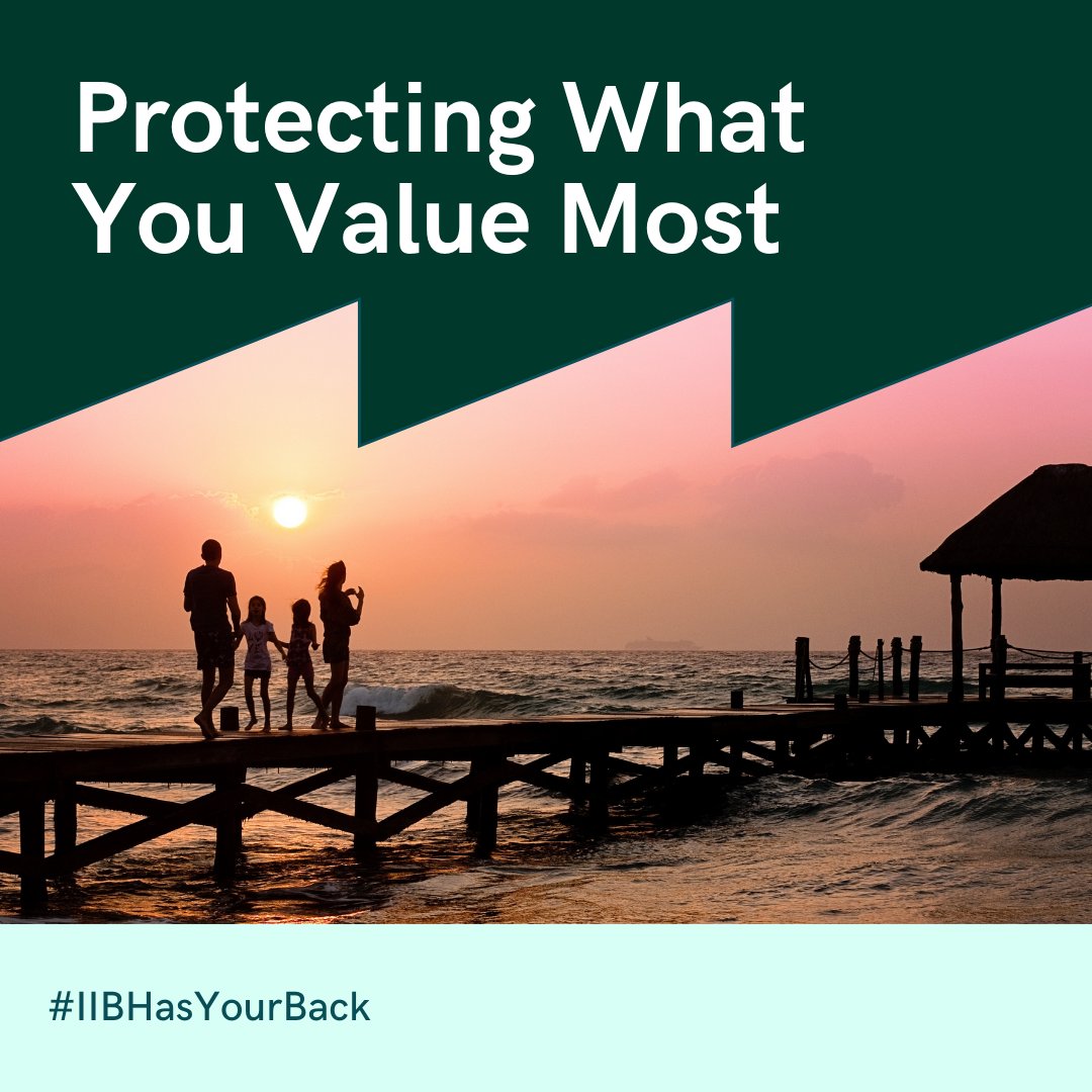 Whether it is financial security, company success, or protecting your family's home... IIB has your back. Our industry experts will guide you through your Risk Portfolio to ensure what you've built is protected. #IIBHasYourBack #RiskManagement