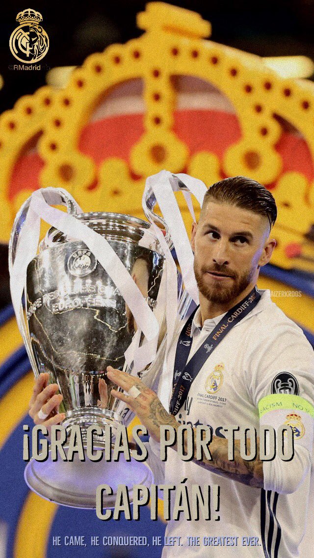 We come he conquered he left like legend. 
You will be missed #sergioramos
#GraciasSergio