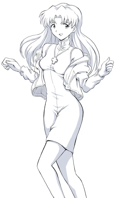 ワンドロで描いたエヴァ絵 