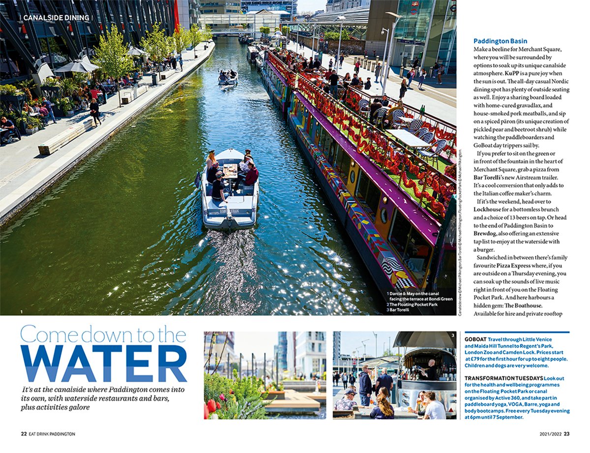 Introducing Eat, Drink, Paddington: a new gastro guide featuring all that #Paddington has to offer, covering everything from breakfast to date night. Tantalise your taste buds in a cosy pub, on a picnic or on the water, Paddington's got it all. bit.ly/2PzUd5T