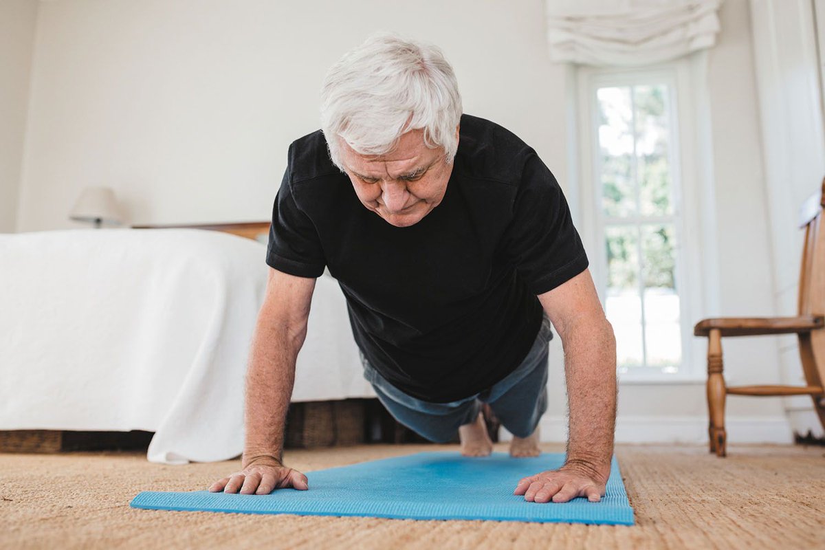 HarvardHealth's tweet photo. Not ready to return to the gym, post-COVID? All you need for a great all-body workout is your own body weight. https://t.co/NSSb5DpC08 #HarvardHealth https://t.co/AUo0M6S12r