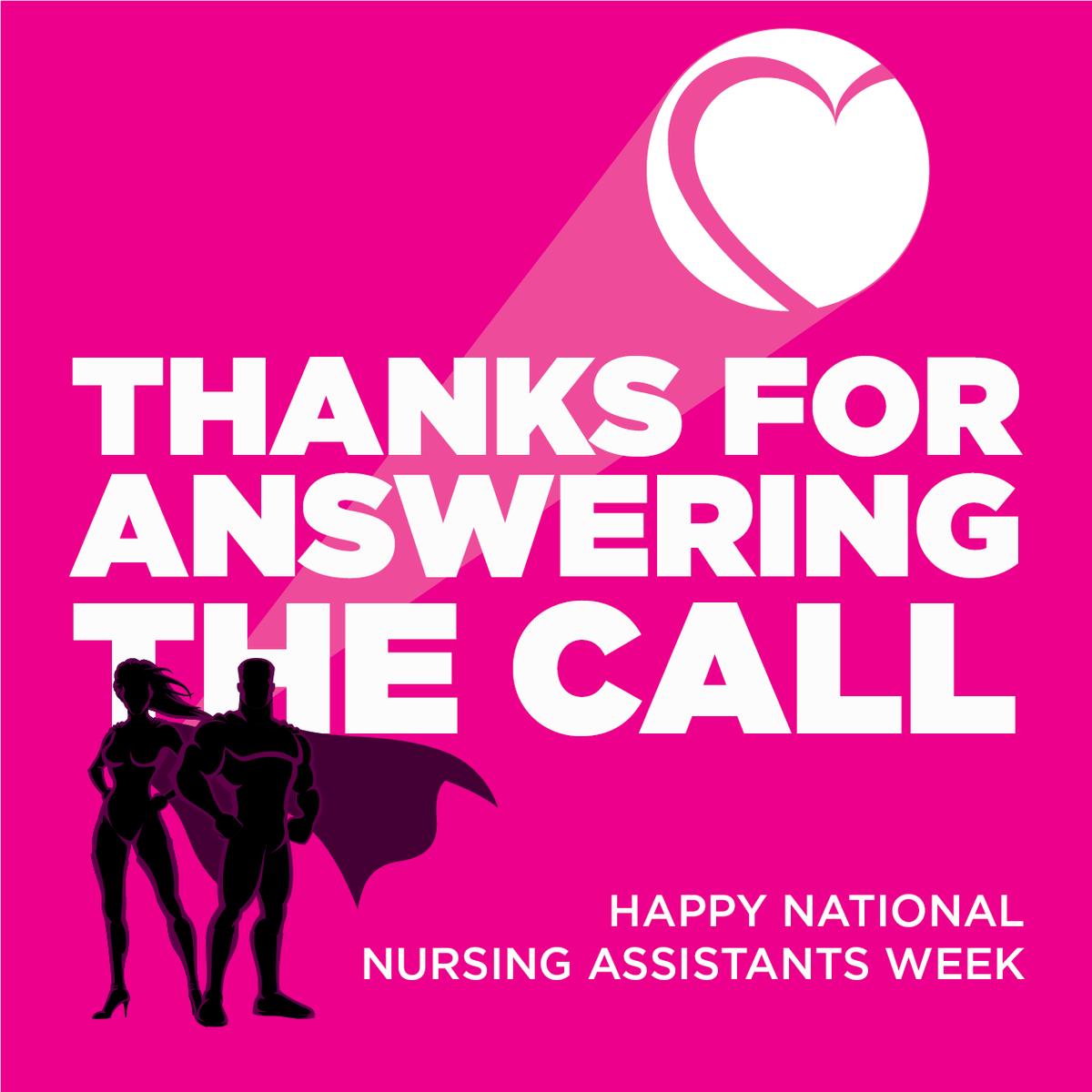 Care_Advantage's tweet photo. To our AMAZING Caregivers: HAPPY NATIONAL NURSING ASSISTANTS WEEK!
Thank you for answering the call to care! Our caregivers are truly care HEROES!
Join our team of compassionate caregivers: https://t.co/BKE87YLJgz
#CALLtoCARE #Caregiving #CareAdvantage #CareCulture https://t.co/cD3AnVIrJ5