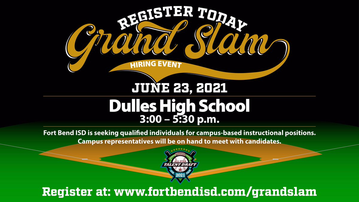 WBE_Sheriffs's tweet photo. We are looking for great instructional aides to join our Sheriff Family.  If you are interested, register for the Grand Slam Hiring Event!  #SheriffPride https://t.co/00ItIzI9SM