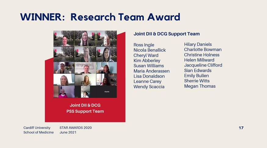 CUSystemsImmu's tweet photo. Congratulations to all worthy winners of this year's School of Medicine STAR Awards!
A special shout-out to all winners and nominees affiliated to the Systems Immunity Research Institute and the Division of Infection & Immunity.
Well done everyone!!
๐ฅณ๐๐พ #YouRock https://t.co/gMUxyXzahd