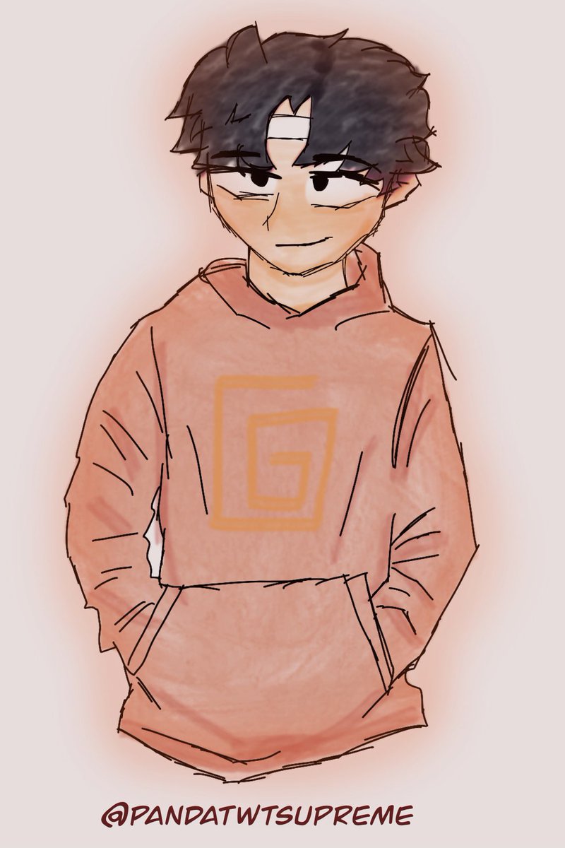 Pandatwtsupreme's tweet photo. Day 14 of drawing sapnap until he notices @sapnap @sapnapalt 

Sapnap in a Karl themed hoodie

Ive been trying out a new style as of late :]

#sapnap #sapnapfanart #snf #sapnotfound #fanart #mcyt #mcytfanart #pandastwt #flametwt #minecraft #karlnapfanart #karlnap https://t.co/wRlrJxiA7k