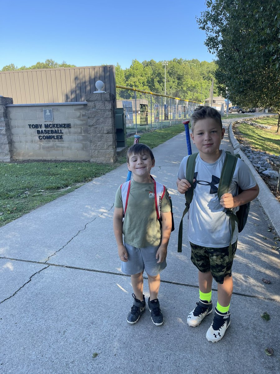 Last day of <a href="/bchsbaseball/">Bradley Baseball</a> camp! Go Bears! 🐻⚾️