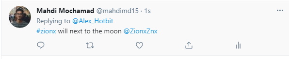 mahdimd15's tweet photo. @ZionxZnx @Alex_Hotbit Great project, i hope this will bigger in near future

My Address : 0x98Ee48f5F6bf6569A46DF4A422B4859Ed0ee953D https://t.co/gwKSp6C77J
