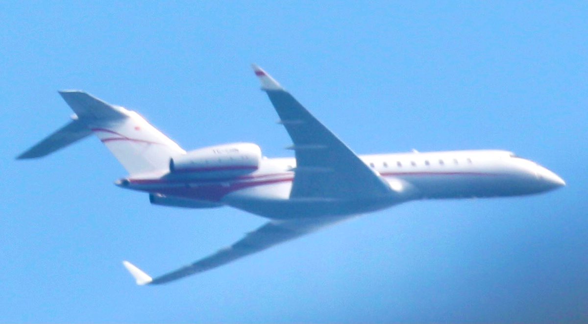 YorukIsik's tweet photo. Bombardier Global Express #TCCHN owned by Turkish MNG jet (x- #TCTSR) flew from Tirana Nënë Tereza (Mother Teresa) to Istanbul, final approach for Atatürk over Bosphorus. https://t.co/aShIdl7F2R