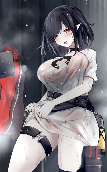 「急に降りだしてきたねっ」 