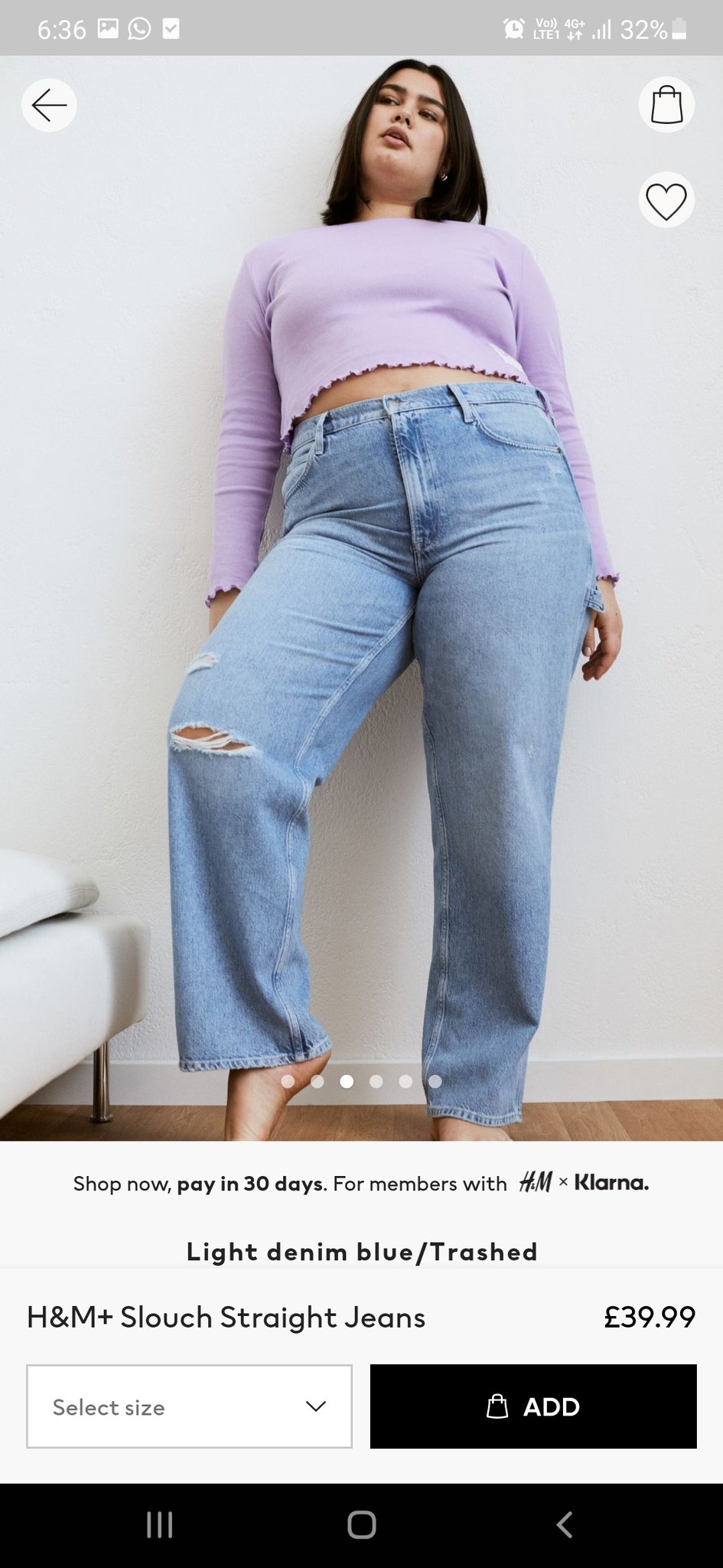 H&m jeans cheap india
