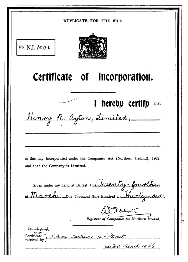 AytonHenry's tweet photo. Exactly 85 years, 1 month and 24 days ago we made it official!

Despite the vast changes and challenges we have faced over the years we have stood the test of time and are still proudly serving the engineering community and our customers with the same passion as our founders! https://t.co/QLzuiXRIoi